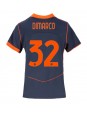 Billige Inter Milan Federico Dimarco #32 Tredjedrakt Dame 2025-26 Kortermet